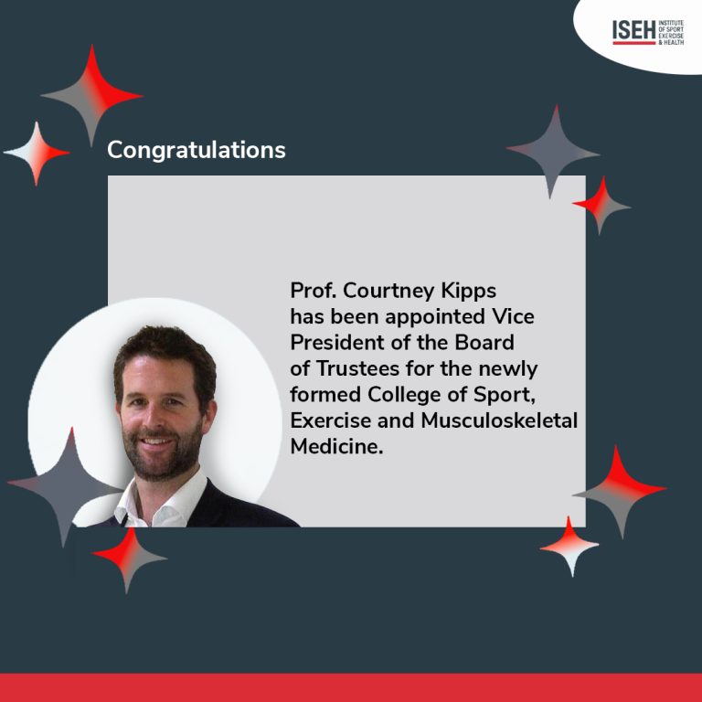 Courtney Kipps appointed Vice President of the Board of Trustees College of Sport, Exercise and Musculoskeletal Medicine